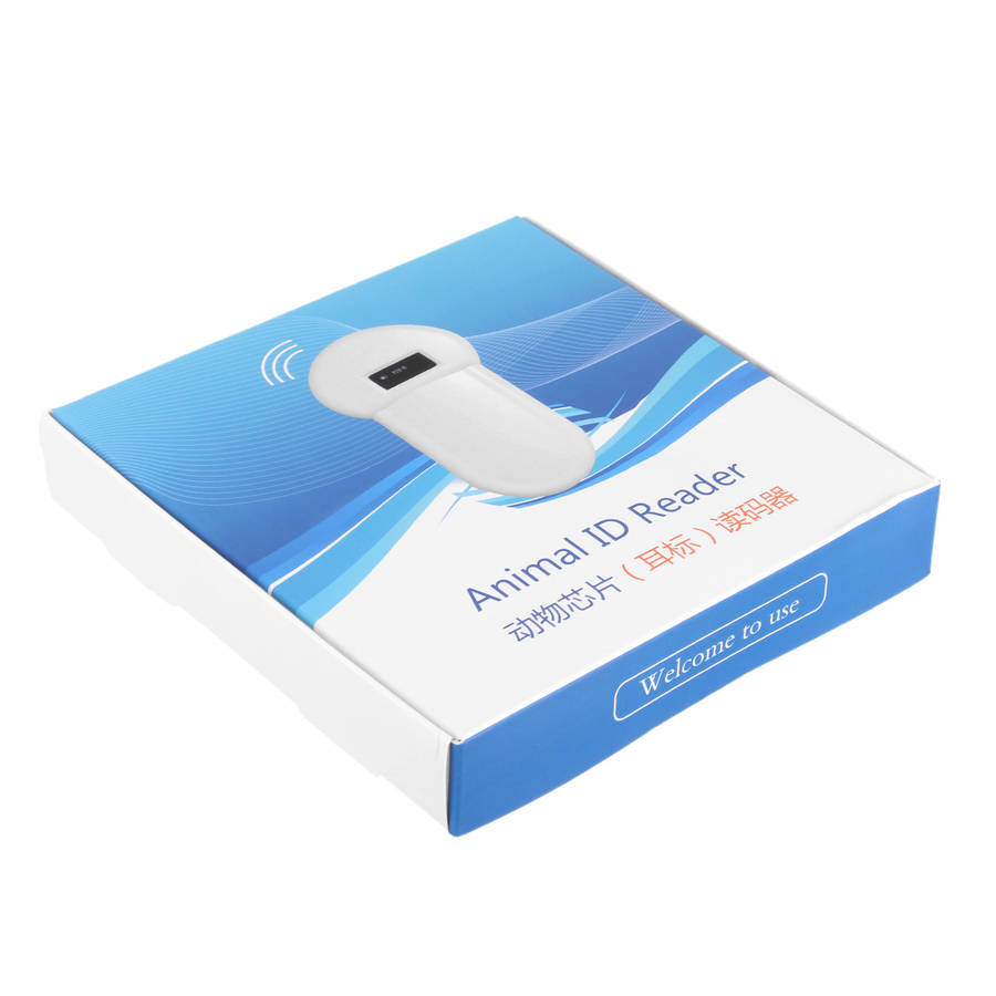 Portable 134.2Khz Animal Microchip Recognition ID Reader Pet RFID Handheld Pet Scanner