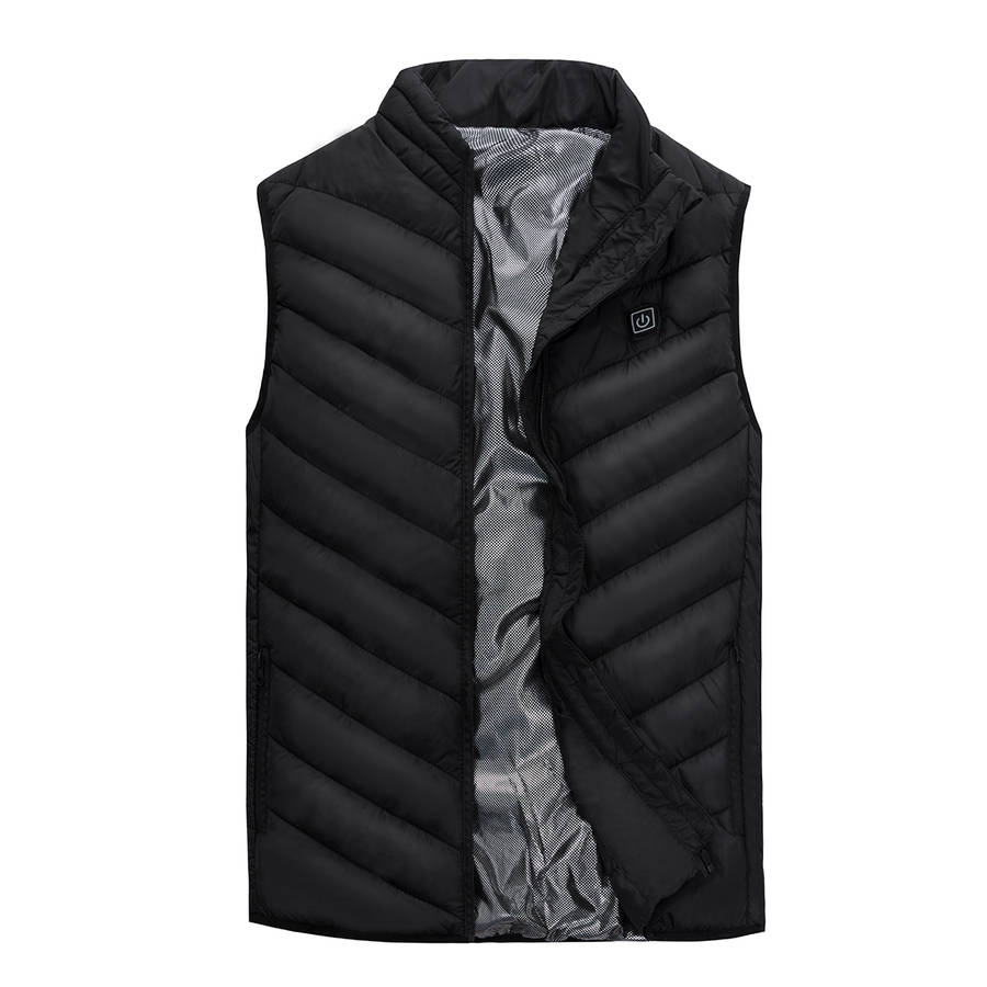 9 Heating Pads USB Electric Heated Vest Jacket Warm Body Warmer Pad