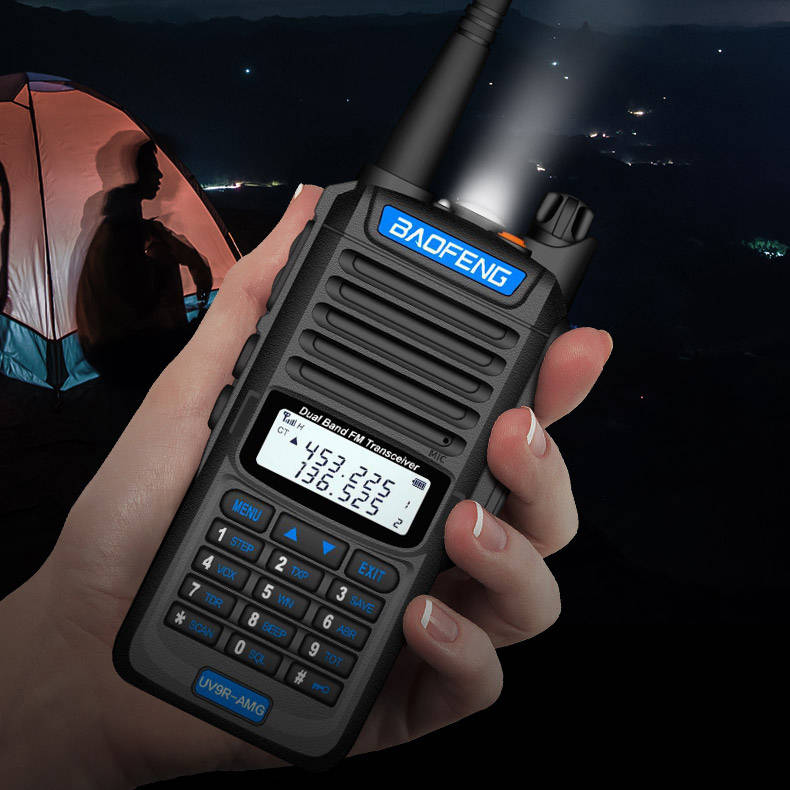BaoFeng UV9R-AMG EU Plug Radio Walkie Talkies 10W High Power UV Dual Band Walkie Talk (Color Orange)