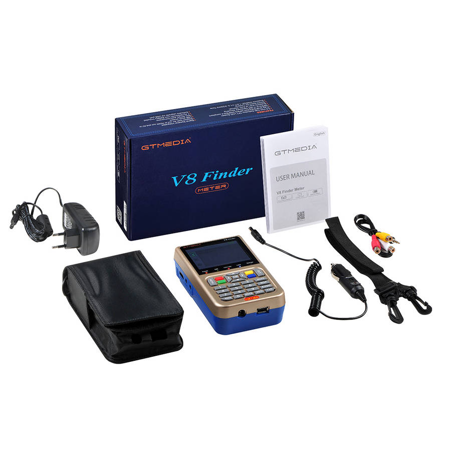 V8 Digital Finder Satellite Finder V-71 HD DVB-S2 MPEG-2/MPEG-4 FTA High Definition Satellite Meter