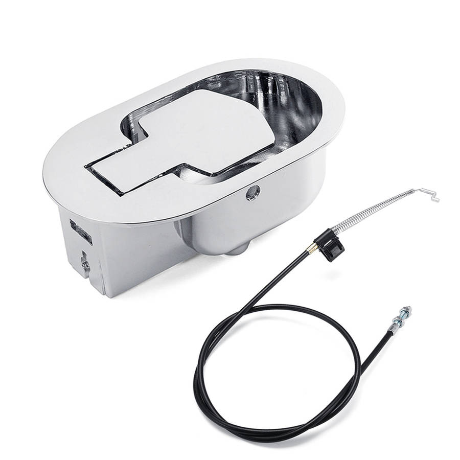 Sofa Recliner Chair Metal Handle Cable Couch Release Lever Trigger Replacement Access (Length 120mm)