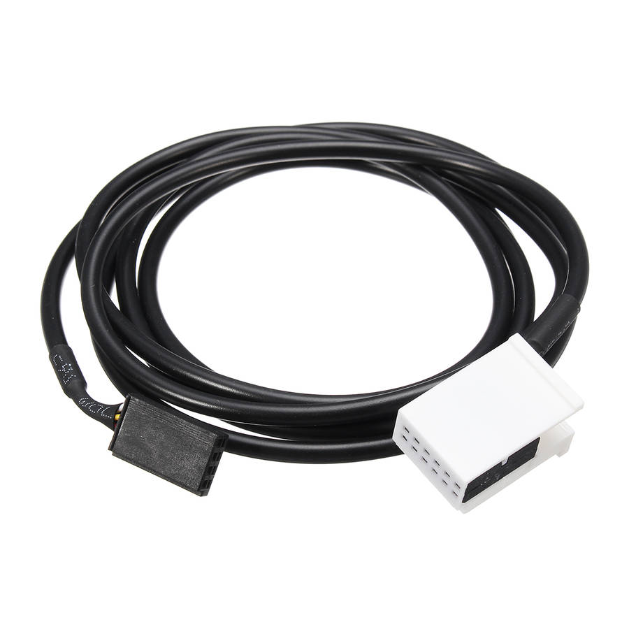 New Audio AUX USB Switch Socket with AUX USB Cable for BMW E60 E90 X1 X3 X5 F12