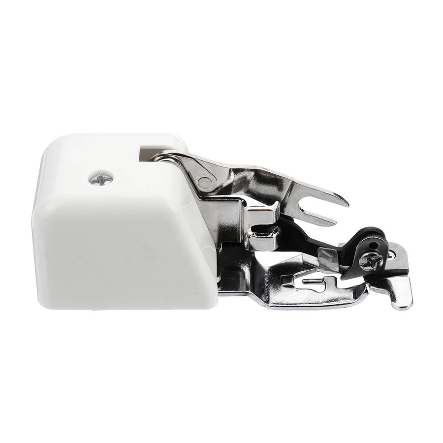 1 Side Cutter Zig Zag Sewing Machine Attachment Presser Foot Low Shank Cut & Hem Sharp...