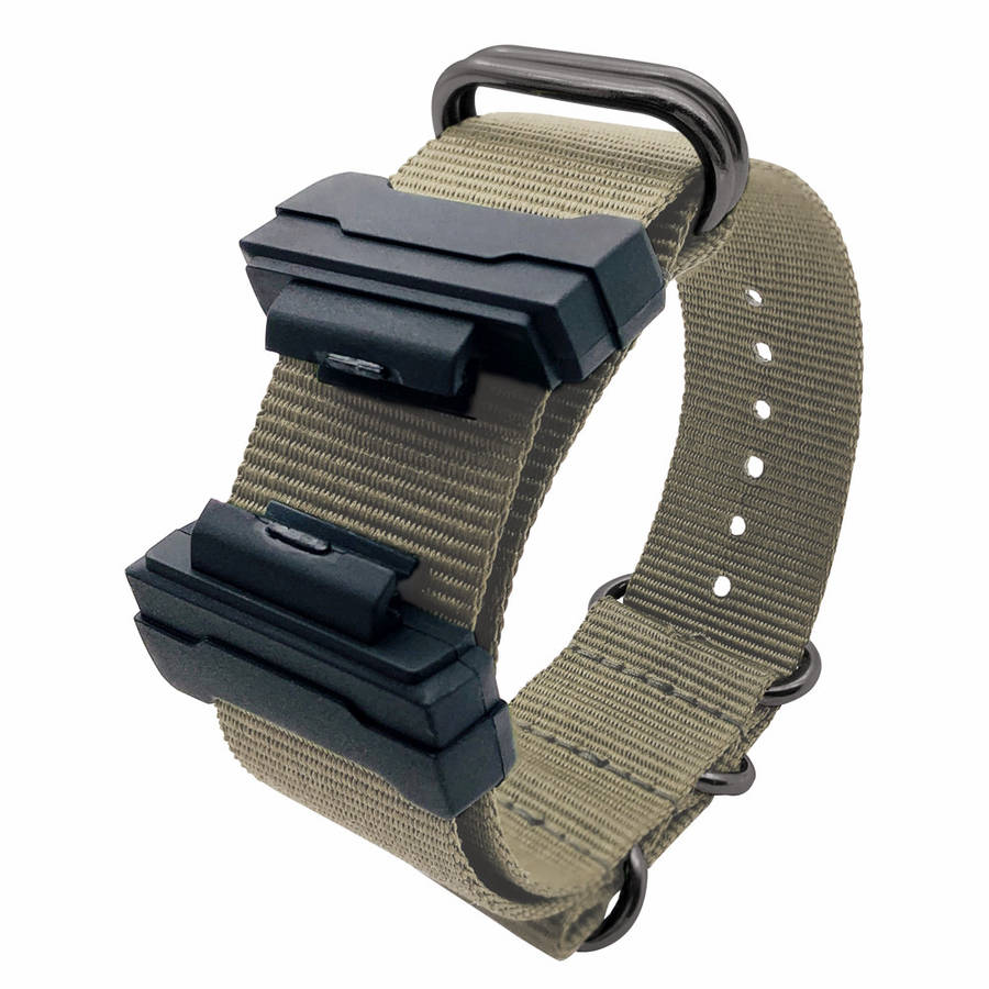 Bakeey 22mm Nylon Strap Replacement Watch Band with TPU Conversion Kit & Pins for Casio G-SHOCK GA-1