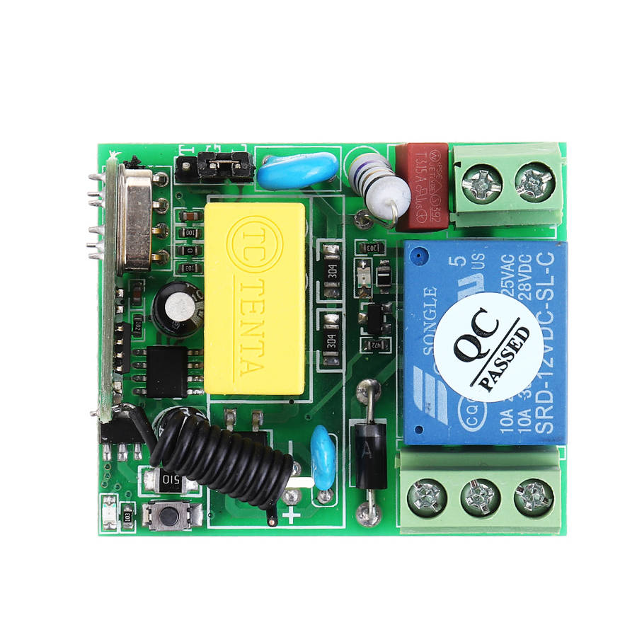 AC220V 1CH Channel Wireless Remote Control Switch For Lamp Lighting Power Switch (frequency 315MHz)