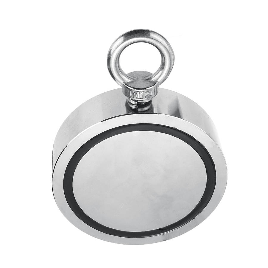 Double Side 160-1500KG Neodymium Fishing Salvage Recovery Magnet For Detectin (Diameter (160kg)48mm)