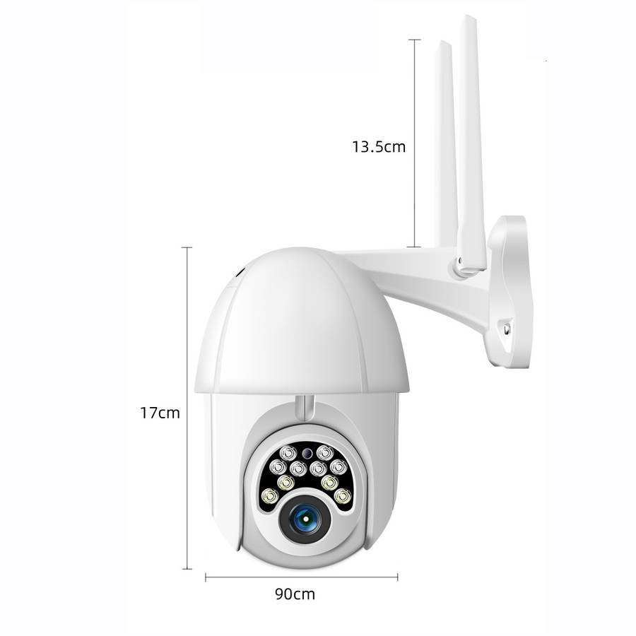 New 1080P WIFI IP Camera 10 LED Camera HD Outdoor Waterproof Wifi Smart Ball Mac