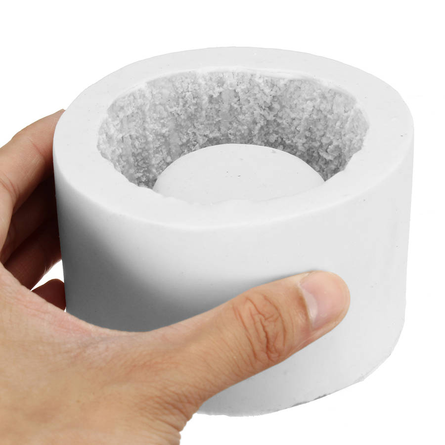 Bark Planter Silicone Concrete Mold Succulent Plant Flower Pot Vase Cement