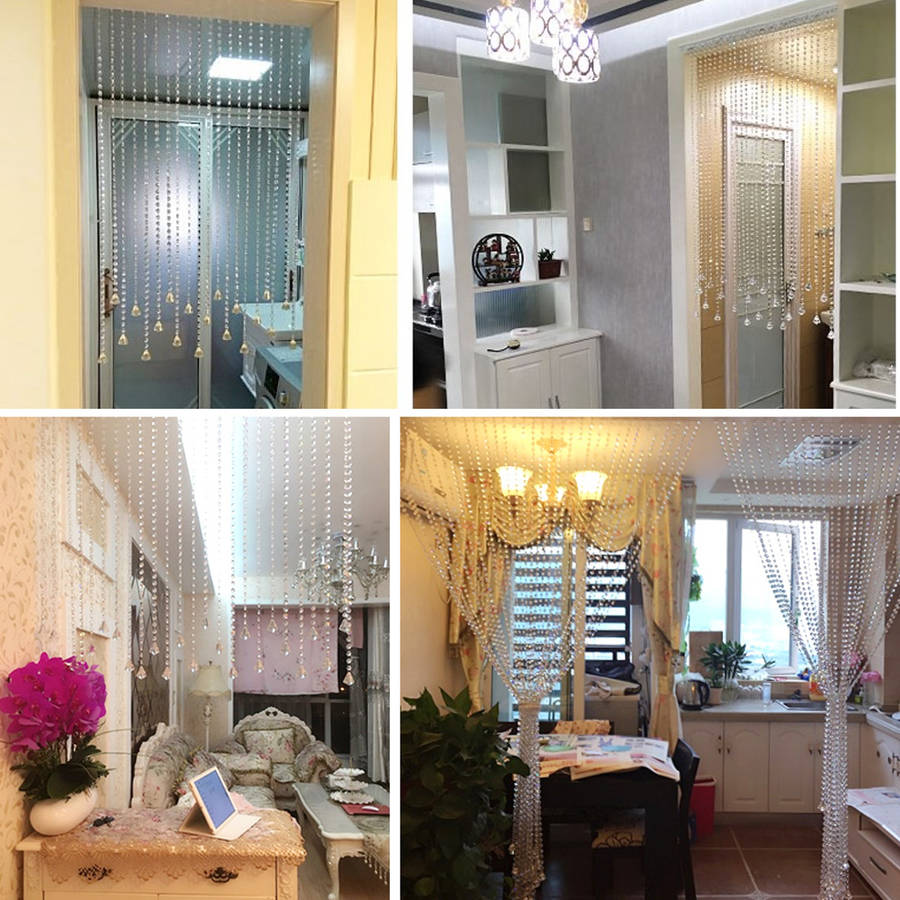 200PCS 14MM Diameter Clear Crystal Glass Chandelier Part Prisms Octagonal