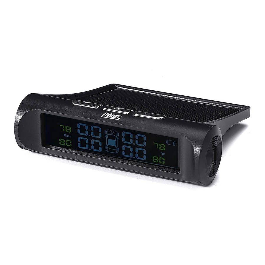 iMars T240 TPMS Solar Power Tire Pressure Monitor System Universal