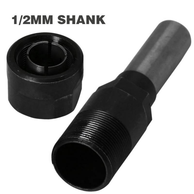 Router Bit Extension Rod Adapter Woodworking CNC Milling Bits Extension Rod (2 Inch)