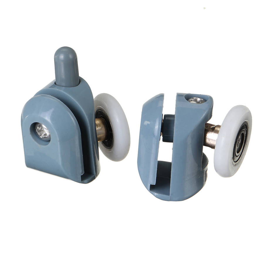 8PCS 25mm Top and Bottom Shower Door Rollers Wheels Runners Pulleys Replacement