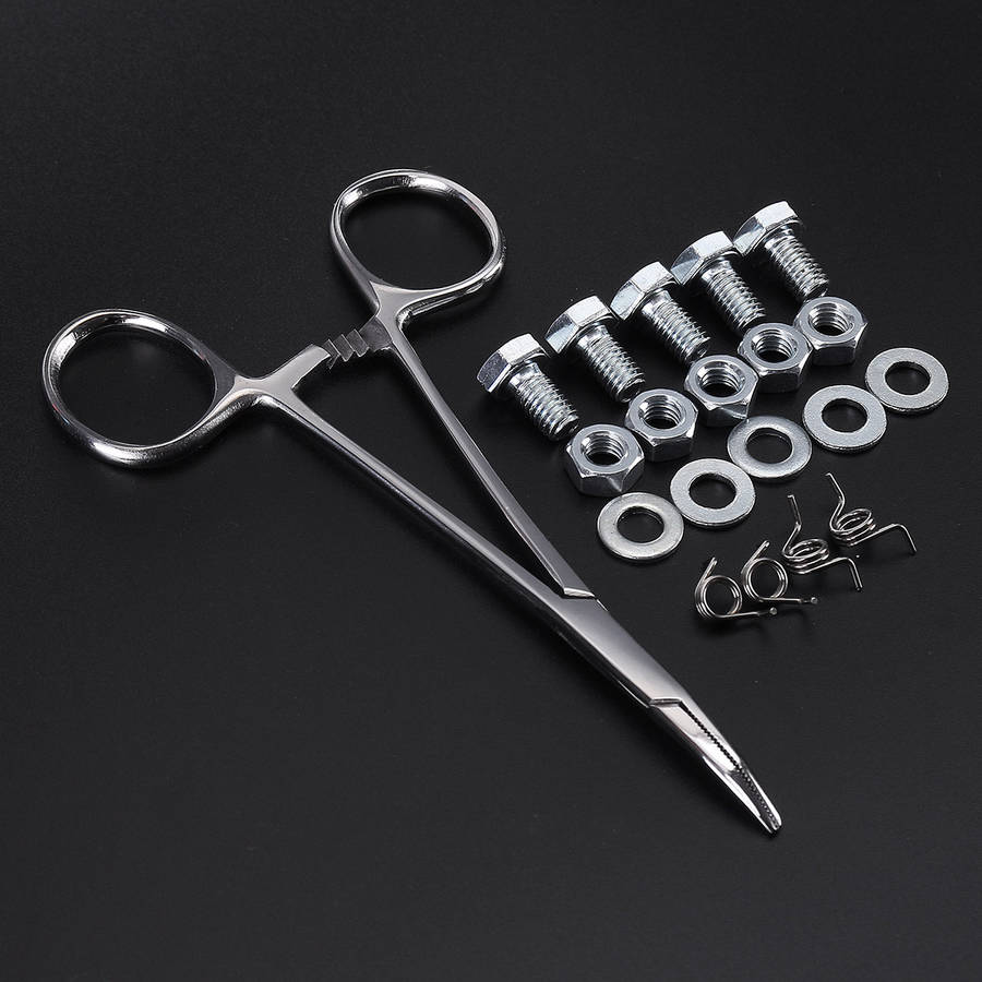 Door Lock Actuator Repair Pliers Tool With 4 Springs Kit For Mercedes C/E-Class U2S4 W211 Door Lock