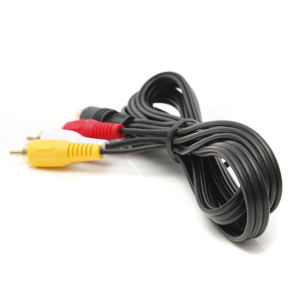Audio Video AV Cable fits Sega Saturn A/V 1.8m 6ft RCA Connection Cord