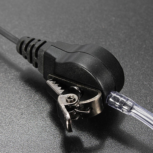 2 Pin Cool FBI Style Headset Earpiece for Kenwood Walkie Talkie