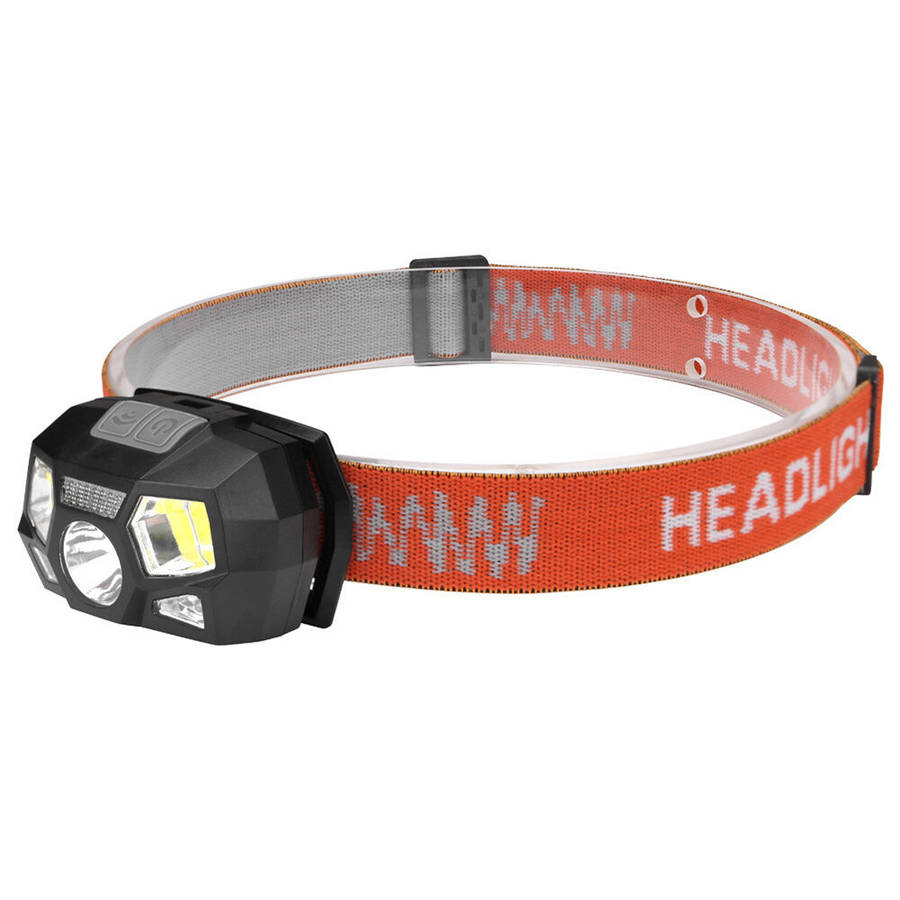 Black - XPE+COB+LED 800LM Induction Sensor Headlamp 5 Modes IP65 Waterproof Flashlight Cycling Climb
