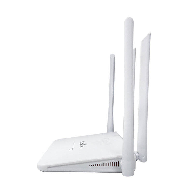 White - R103 4G LTE Wireless Router WiFi 5Ghz High Speed Internet SIM Card Slot Easy Setup Secure En