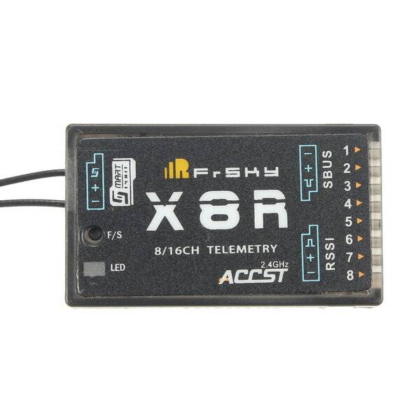 FrSky X8R 2.4G 16CH SBUS Smart Port Full Duplex Telemetry Receiver With New Antenna