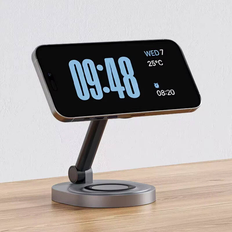 3-in-1 - 15W 3-in-1 Magnetic Wireless Charger Fast Wireless Charging Stand for Smart Phones for iPho