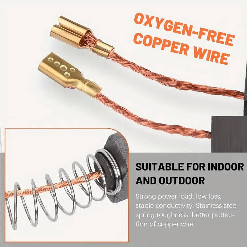 .A - 40pcs Carbon Brushes Brush Repairing Part for General Electric Motor for Electric Motors Graphi