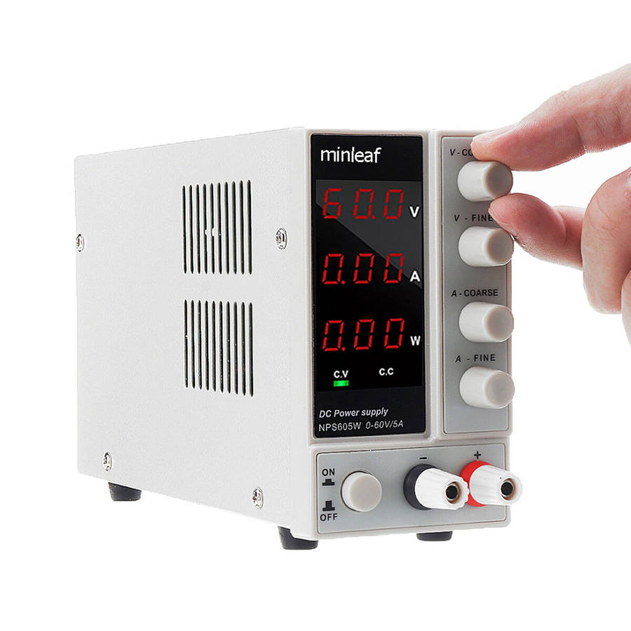 AU Plug - NPS605W 110V/220V/230V 0-60V 0-5A Adjustable Digital DC Power Supply 300W Regulated Labora