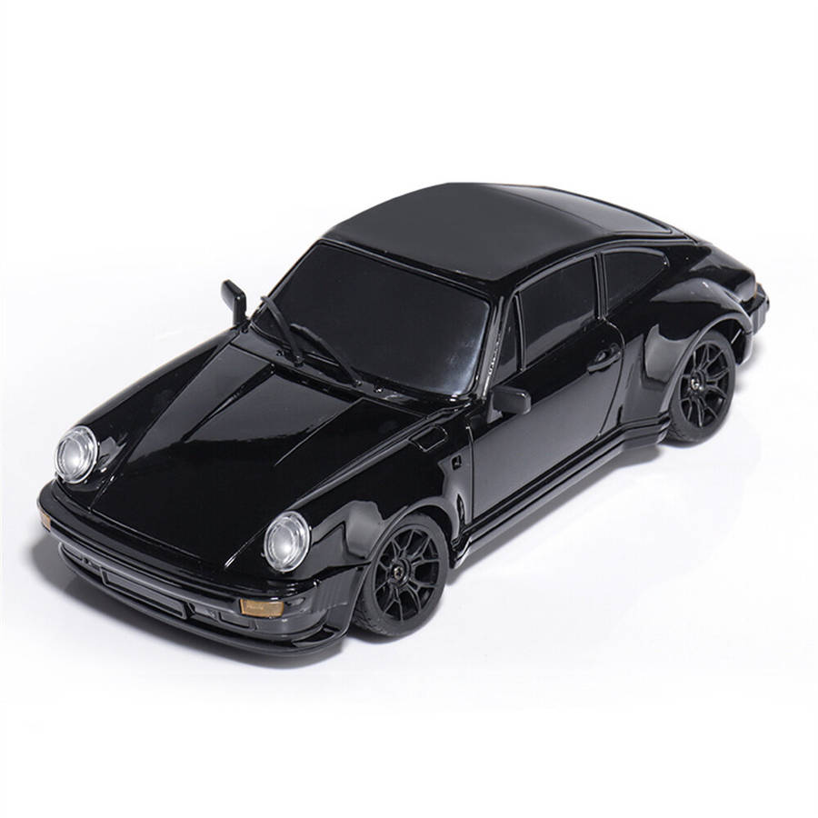Black - LDRC A98 RTR 1/18 2.4G RWD Drift RC Car LED Light On-Road Full Proportional Alloy Body Shell