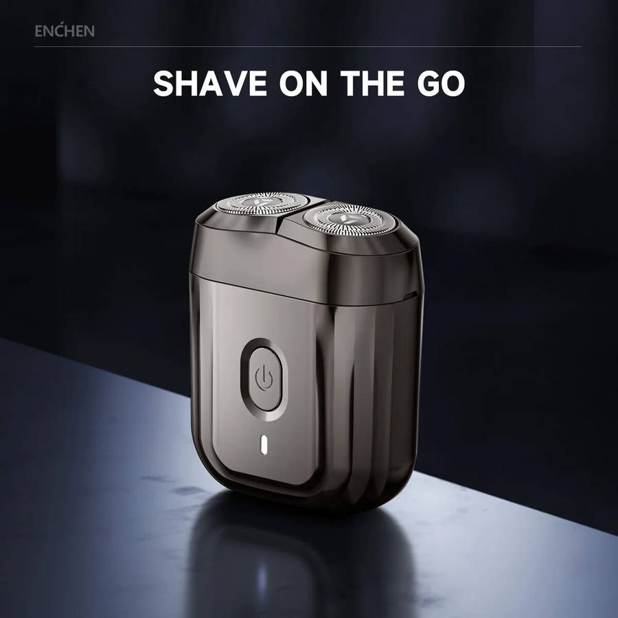 Black - ENCHEN MINI6 Electric Shaver Double-Headed Mini Magnet Shaver Type-C Charging Quiet Washable