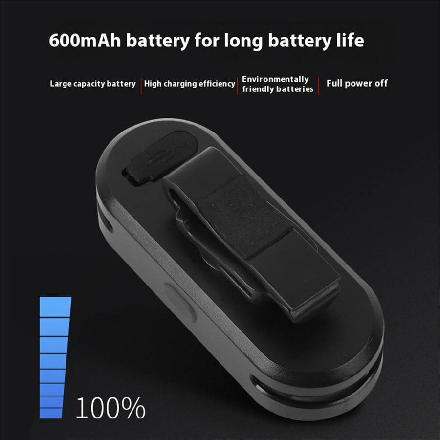 Black - WEST BIKING 60LM 1000m Visibility Bicycle Taillight USB Rechargeable 360 Rotation Adjustment