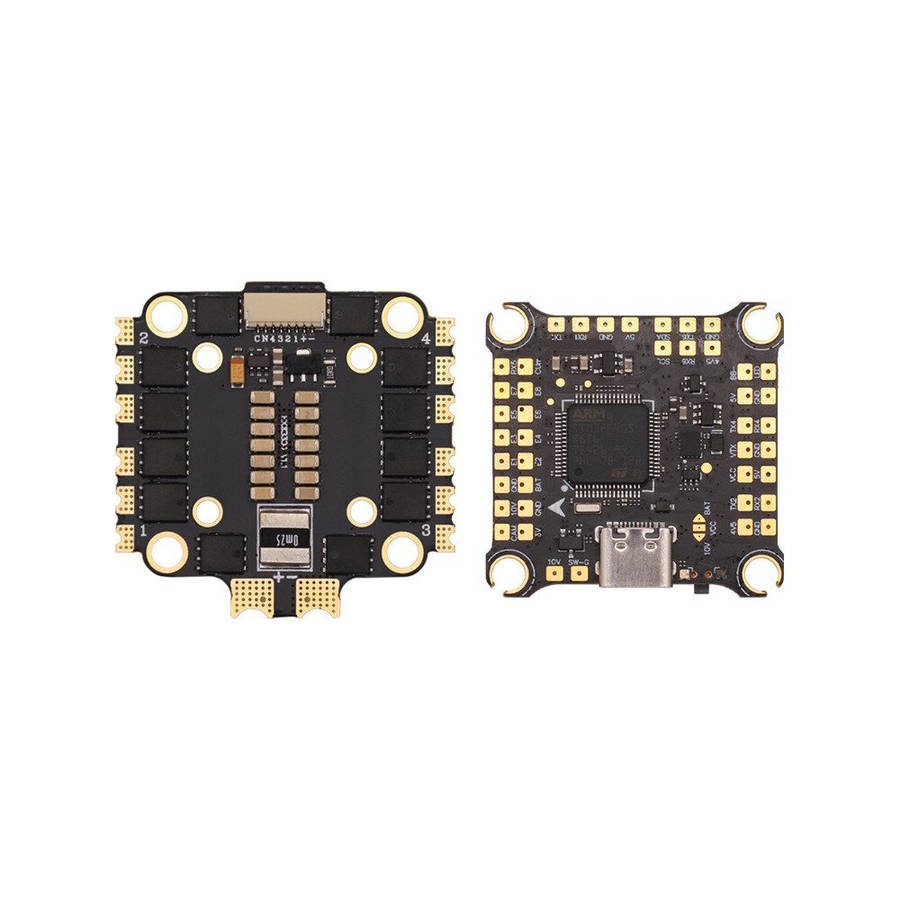 Stack - 30.5x30.5mm HAKRC F4530 V2 2-6S Flight Controller 8Bit 50A 4in1 ESC Stack ICM42688 for RC FP