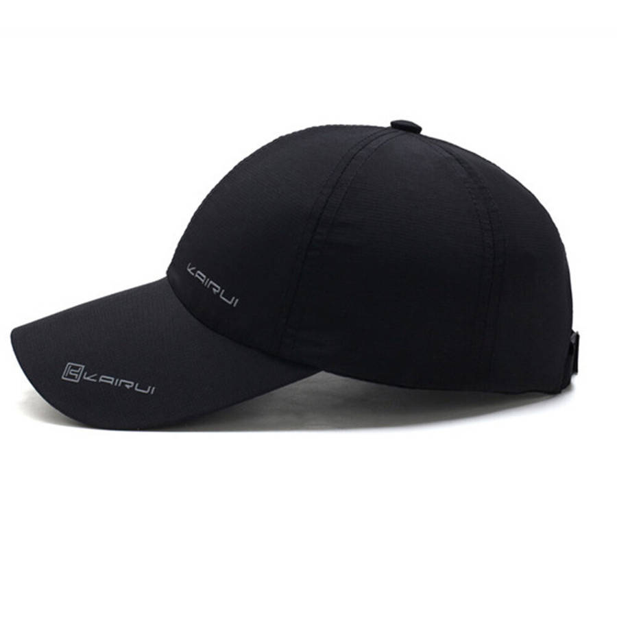 Grey - Outdoor Sport Running Baseball Cap Breathable Quick-drying Summer Visor Cap for Men Women Sna