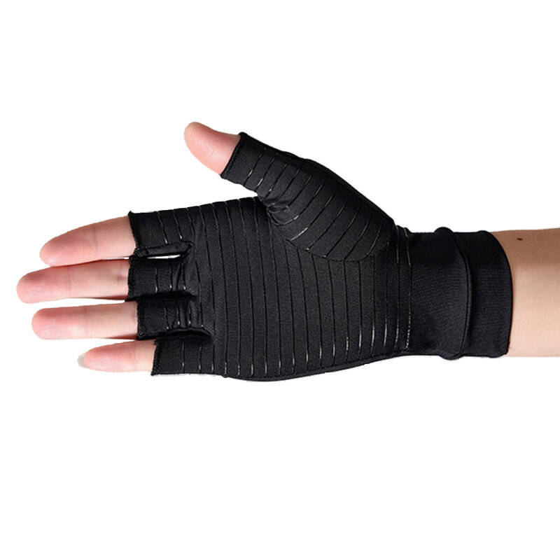 L - KALOAD 1Pairs Copperion Arthritis Compression Gloves for Adult Relieve Hand Pain Swelling Carpal