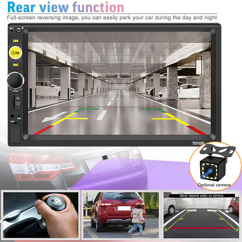 7 inch 1 Din Full Touch Screen Car MP5 Player Radio Stereo Audio Car Multimedia Video Player 7010B