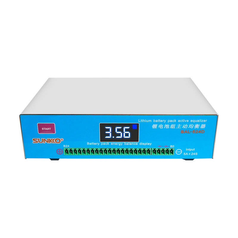 EU Plug - SUNKKO High-Efficiency BAL-524D Lithium Battery Pack Active Equalizer with Auto Balancing