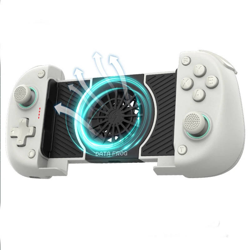 DATA FROG X3 Wireless bluetooth Game Controller Built-in Cooling Fan Hall Joystick and Trigger Turbo