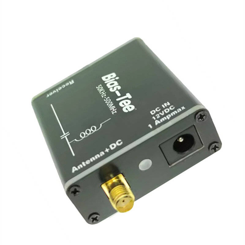 Black - HFDYLoop Bias Tee RF DC Block 50kHz to 500MHz 5V to 12V 1A Compact Lightweight for Active An