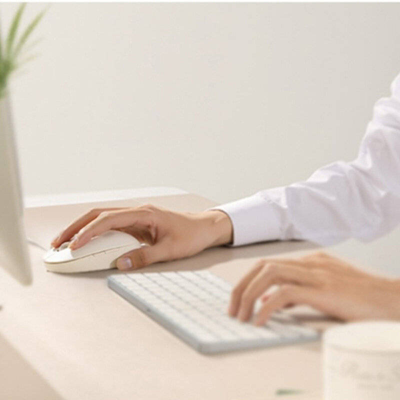 Grey - MIIIW MM302 Wireless Mouse Dual Mode 2.4G & bluetooth 5.0 Silent Click Ergonomic Portable Com