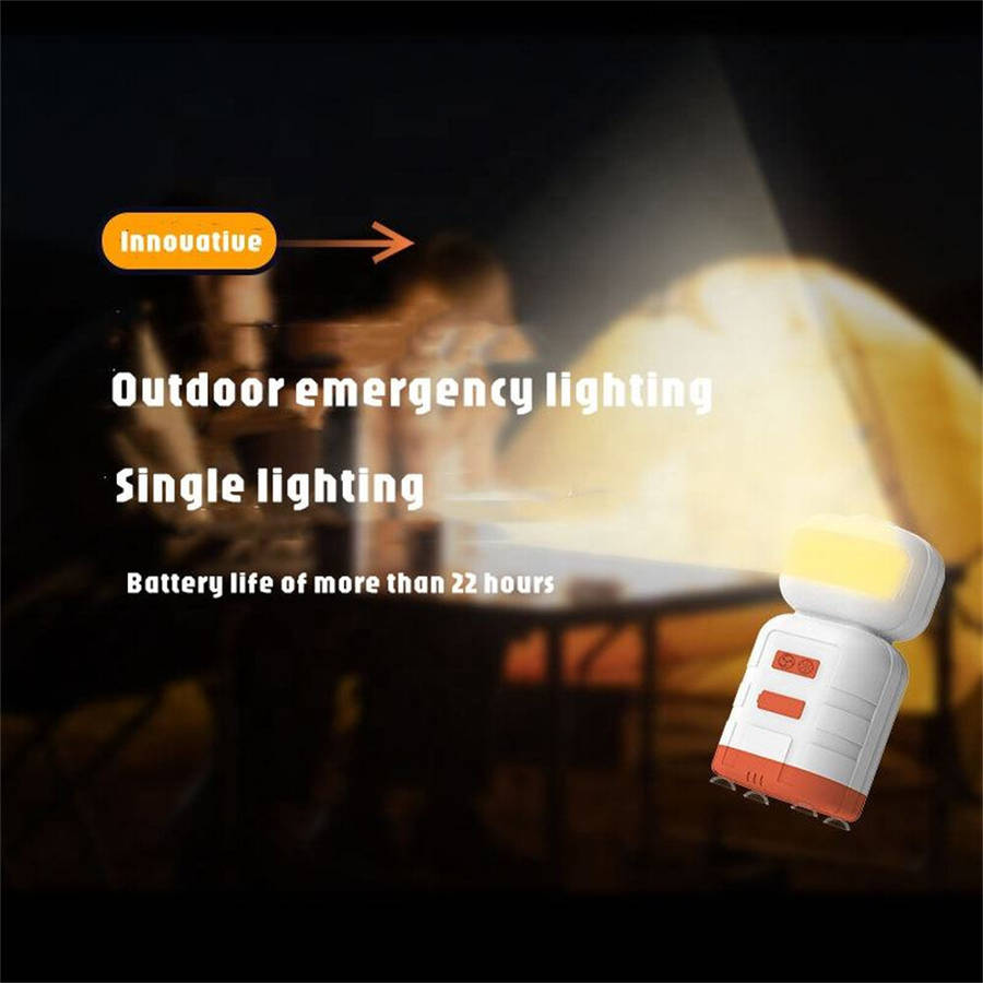 White - IPRee Outdoor Shower Pump Dormitory Camping Portable 2-in-1 Electric Shower Emergency Lighti