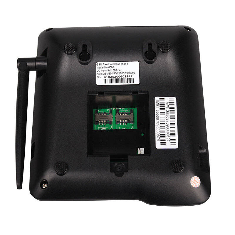 US Plug - ETS-6588 Wireless Fixed Wireless Phone Cordless Desktop Telephone Support GSM Dual SIM Car
