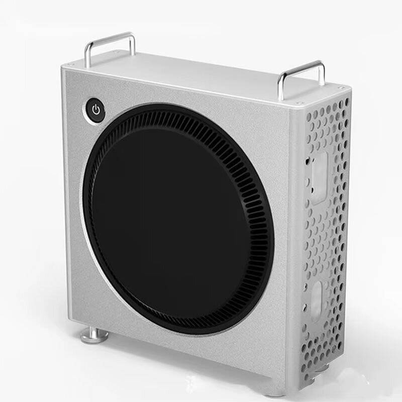 Black - MM404 Mac/Mini Computer Host Aluminum Alloy Protective Shell Heat Dissipation Shockproof Cov