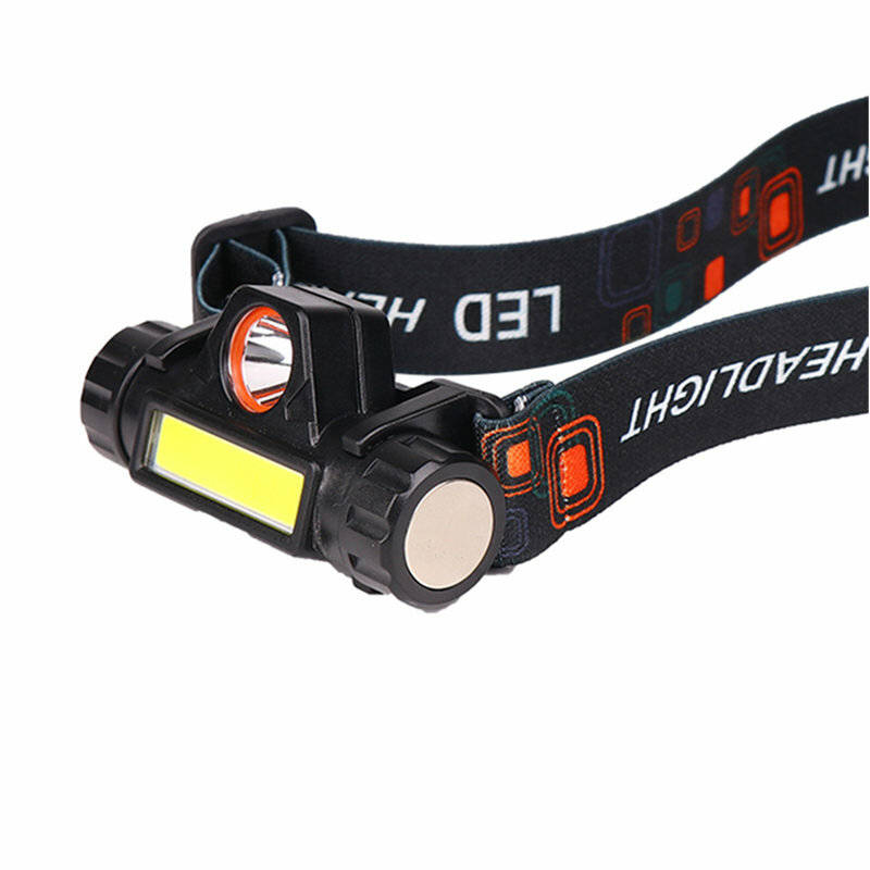 H05B - XMUND Waterproof LED Headlamp Handfree COB Work Light with Magnet USB Headlight Built-in Batt