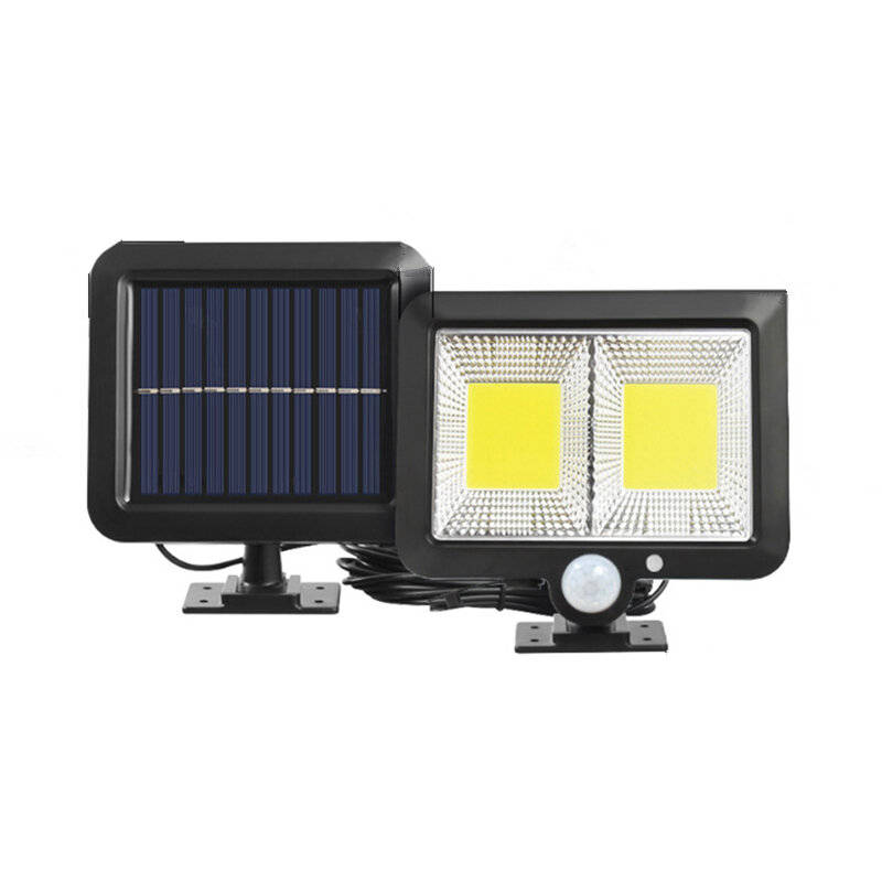 S - 108 COB Solar Light Outdoors LED Solar Powered Waterproof Street Security Lamp for Garden Garage