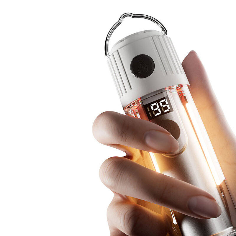 #01 - Camping Zoom Flashlight Mini Camping Tent Light Waterproof Multi-function Rechargeable Flashli