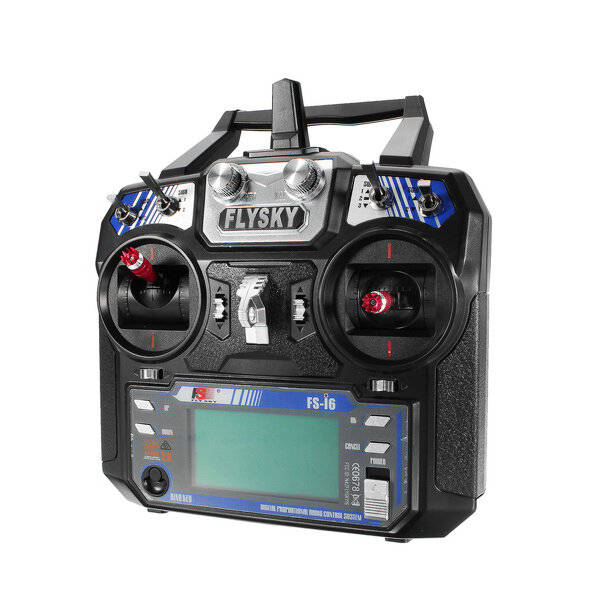 With Color Box - FlySky FS-i6 i6 2.4G 6CH AFHDS RC Radio Transmitter Without Receiver for FPV RC Dro