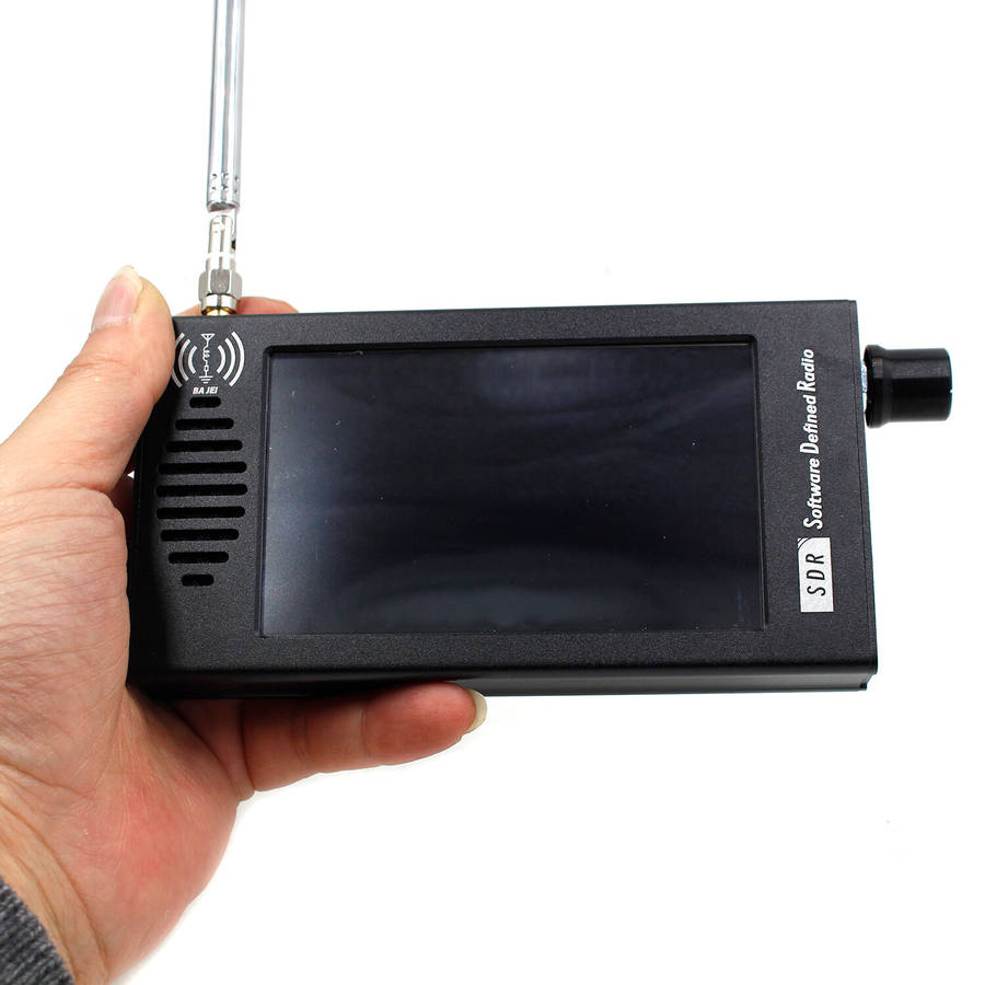 4.3" Software Defined Radio SDR Radio Receiver 100K-149MHz Digital Demodulation Short Wave FM MW SSB