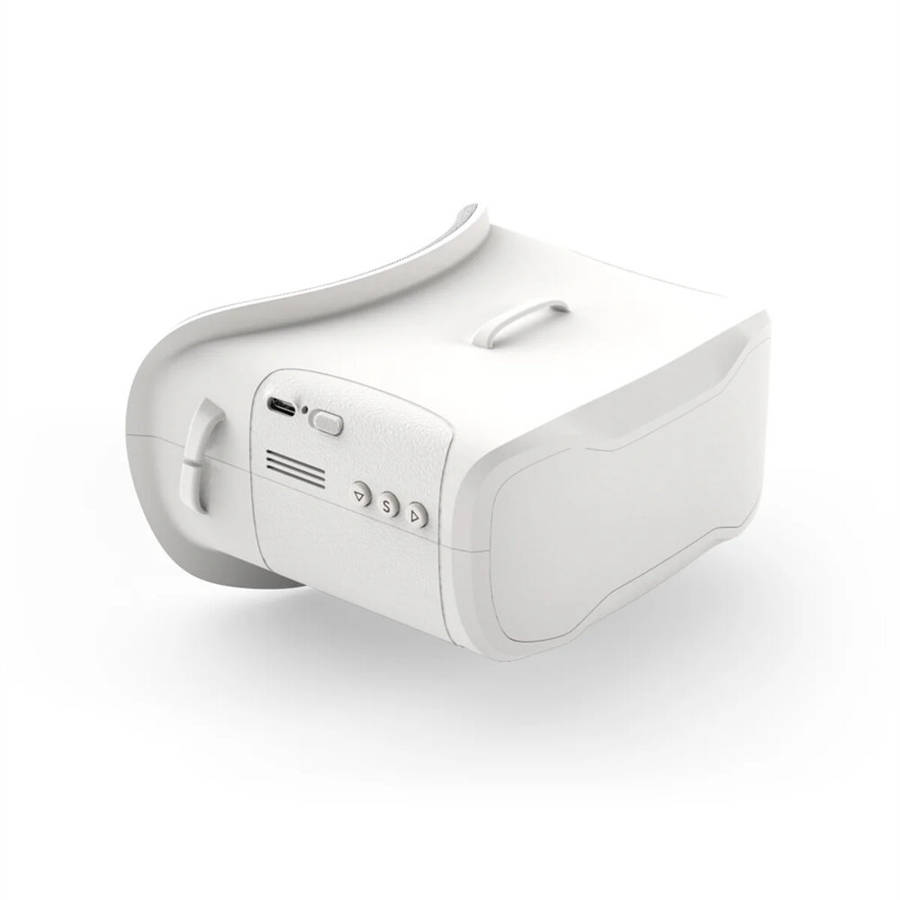 White - BETAFPV VRO2 4.3" Screen FPV Goggles 5.8GHz 48CH Analog 2000mAh Battery Lightweight Box Gogg