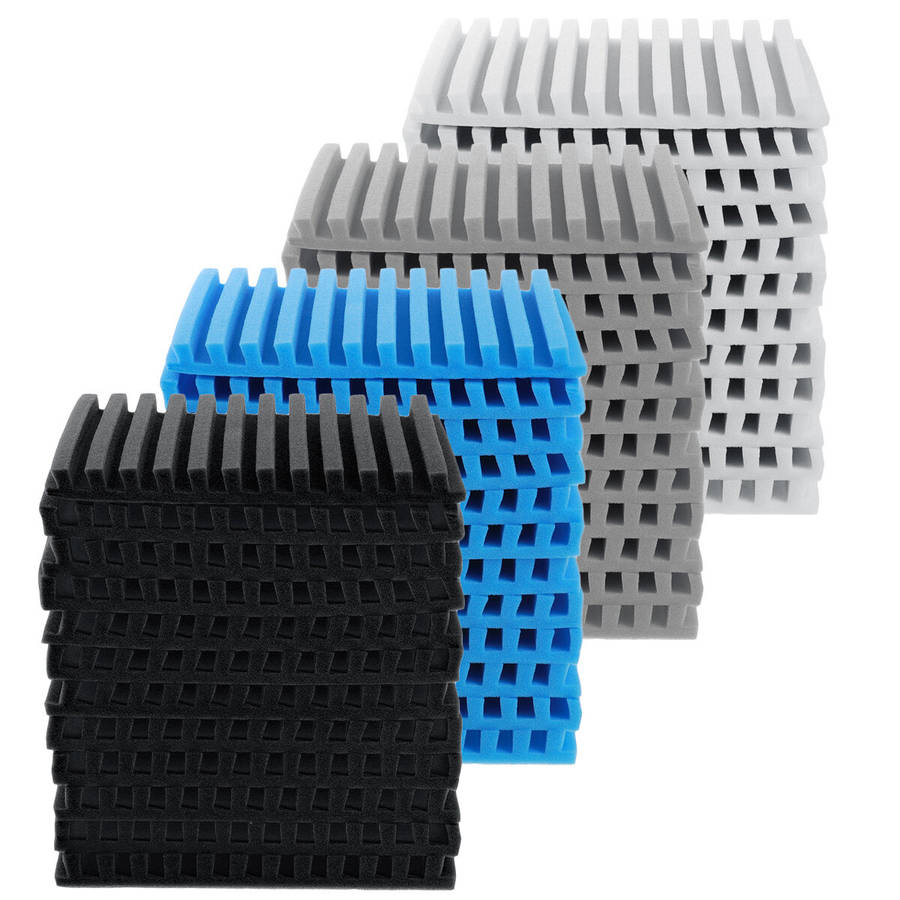 12Pack Sound-Absorbing Cotton Soundproof Foam Panels Noise Dampening Sponge