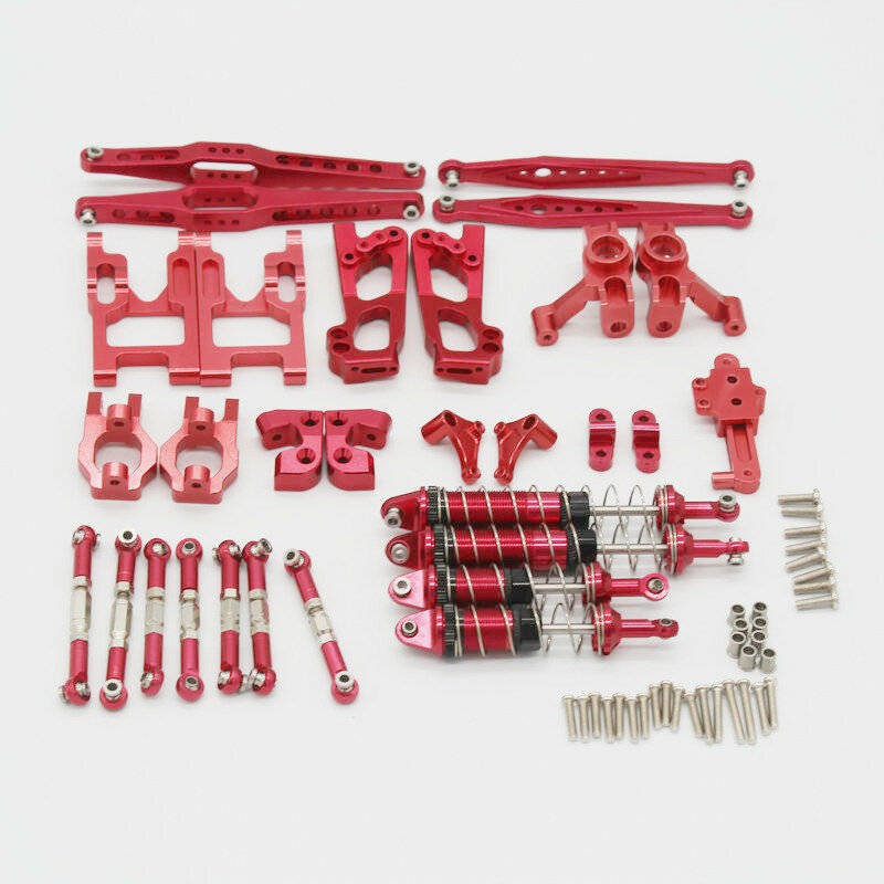Grey - Wltoys 1/12 12427 12428 Upgrade Metal C Seat Steering Cup Shock Adapter Set RC Car Parts