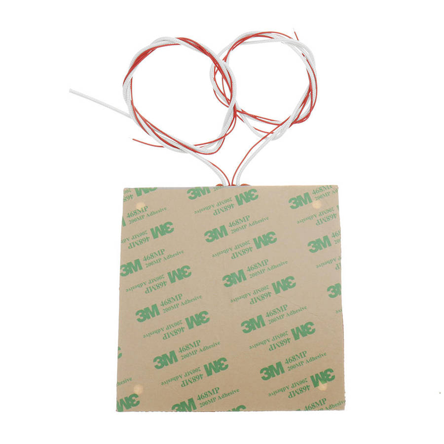 120X120Mm 120V/220V 120W Silicone Heated Bed Heating Pad With Hole For 3D Printer