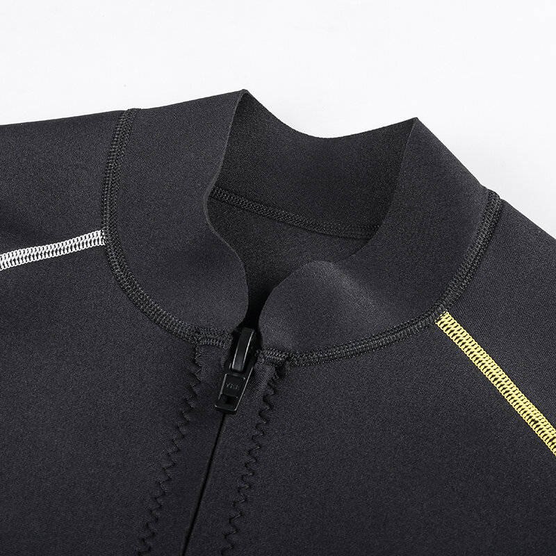 M - ZCCO 1.5mm Diving Suit Comfortable Neoprene Long Sleeve Waterproof Front Zipper Smooth Design Wa
