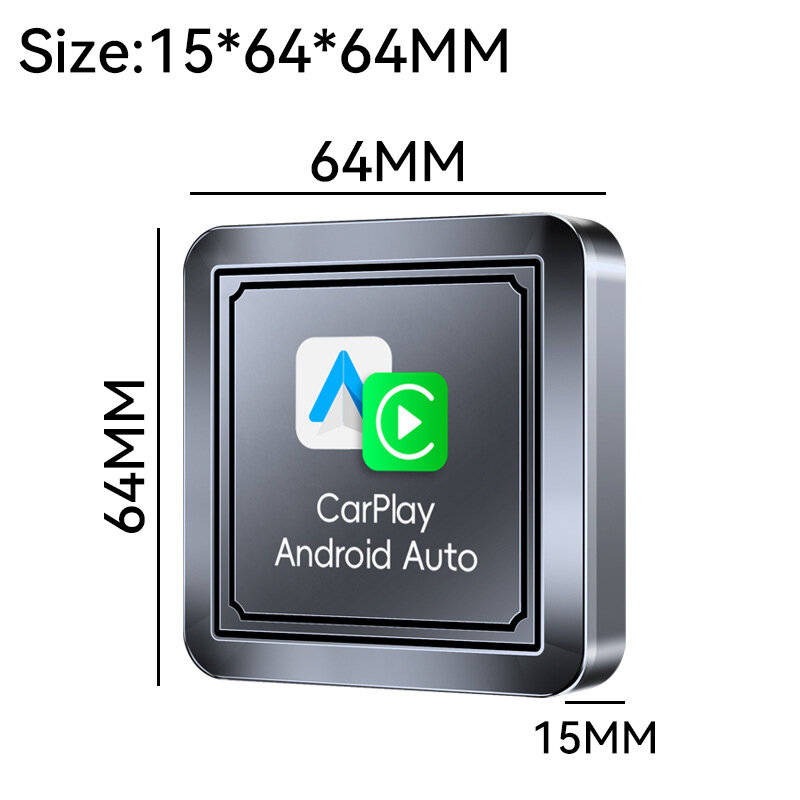 Silver - 2 In 1 Wireless Carplay Adapter Convert Wireless Carplay Box Carplay Adapter Original Car W